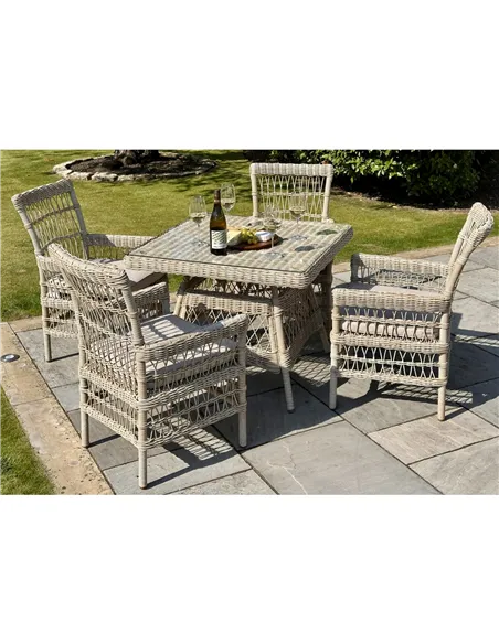 Hill Interiors Provence Collection Outdoor 4 Seater Dining Set 23908