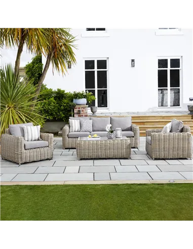 Hill Interiors Amalfi Collection Outdoor Five Seater Set 22947