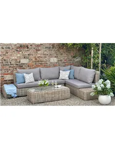 Hill Interiors Amalfi Collection Outdoor Large Corner Set 23912