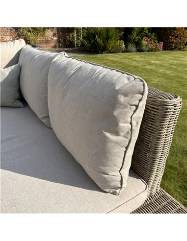 Hill Interiors Capri Collection Outdoor Large Corner And Coffee Table Set 23913