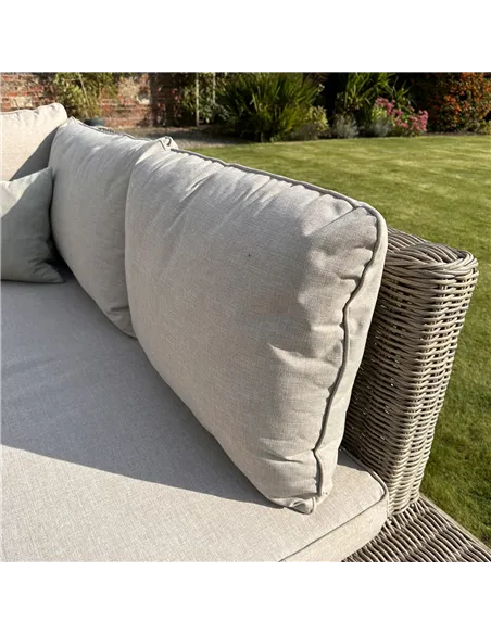 Hill Interiors Capri Collection Outdoor Large Corner And Coffee Table Set 23913