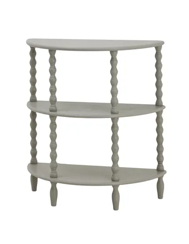 Hill Interiors The Camden Collection Half Moon 3 Tier Table 23951