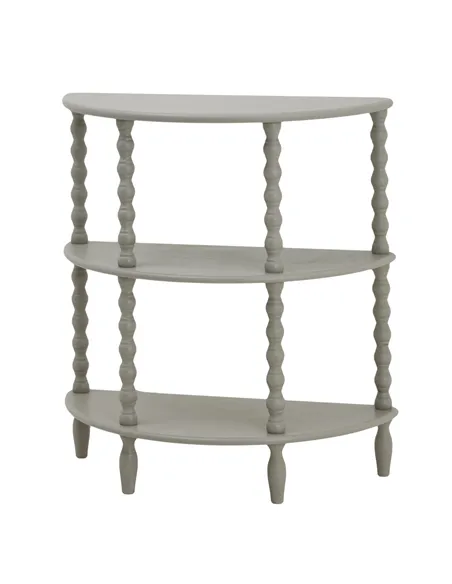 Hill Interiors The Camden Collection Half Moon 3 Tier Table 23951