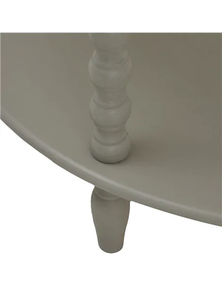 Hill Interiors The Camden Collection Half Moon 3 Tier Table 23951