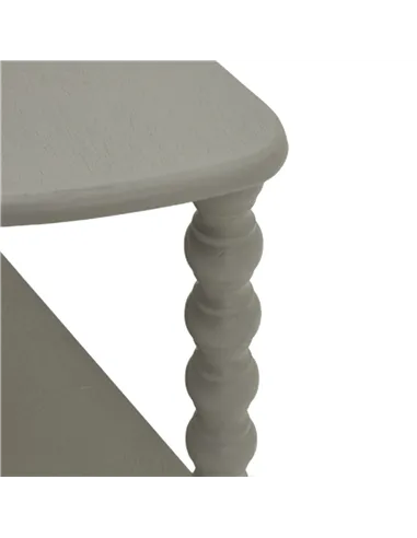 Hill Interiors The Camden Collection Half Moon 3 Tier Table 23951