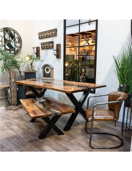 Hill Interiors Live Edge Collection River Dining Table 21127