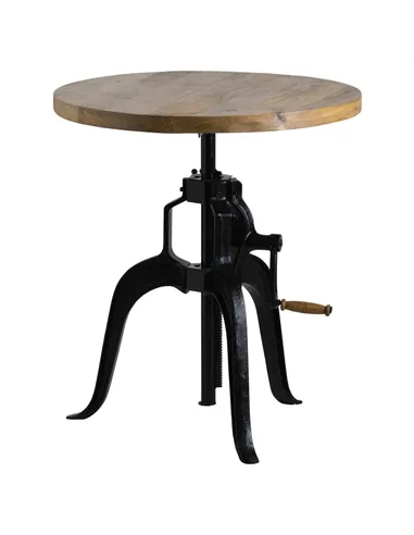 Hill Interiors Draftsman Adjustable Bar Bistro Table 19926