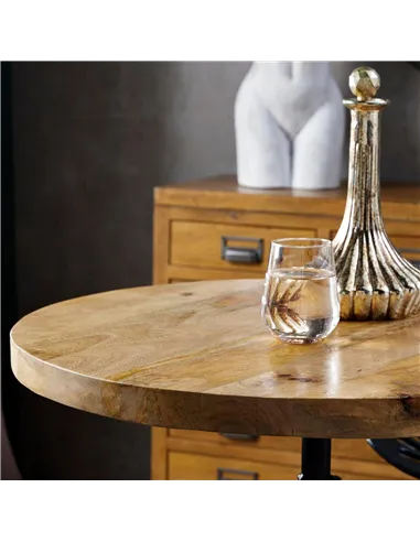 Hill Interiors Draftsman Adjustable Bar Bistro Table 19926