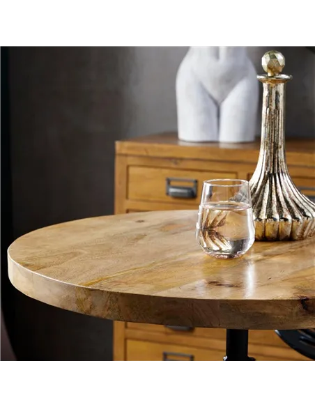 Hill Interiors Draftsman Adjustable Bar Bistro Table 19926