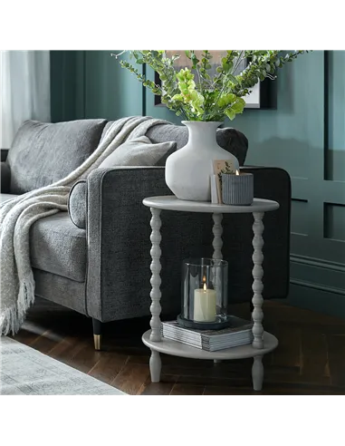 Hill Interiors The Camden Collection Round Side Table 23949