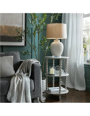 Hill Interiors The Camden Collection Tall Round Side Table 23950