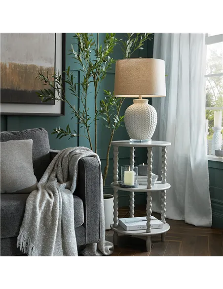 Hill Interiors The Camden Collection Tall Round Side Table 23950