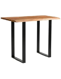 Hill Interiors Live Edge Collection Light Acacia Bar Table 23989