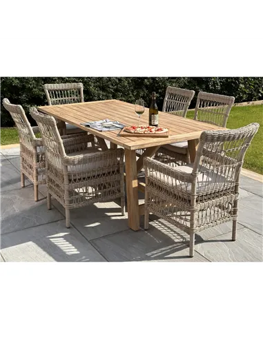 Hill Interiors Provence Collection Outdoor Large Dining Table 23909