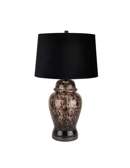 Hill Interiors Black Dapple Acanthus Lamp 22790