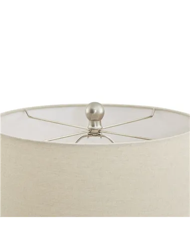 Hill Interiors Lattice Ceramic Table Lamp With Linen Shade 23056
