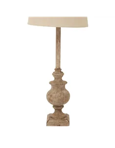 Hill Interiors Chiaro Candlestick Table Lamp With Linen Shade 24008 2