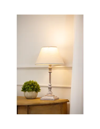 Hill Interiors Antia Stem Table Lamp With Linen Shade 23881