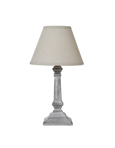 Hill Interiors Capsa Column Table Lamp With Linen Shade 23889
