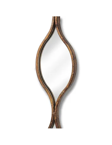 Hill Interiors Decorative Hanging Gold Mirror 18070