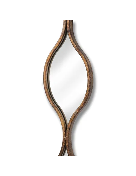 Hill Interiors Decorative Hanging Gold Mirror 18070