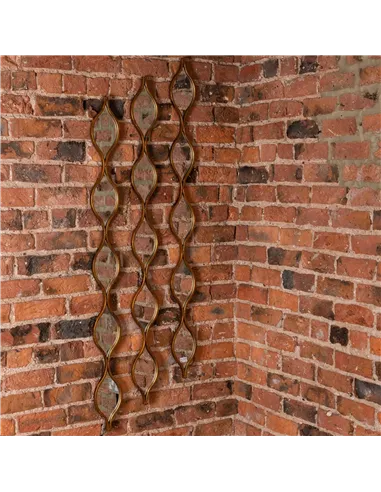 Hill Interiors Decorative Hanging Gold Mirror 18070