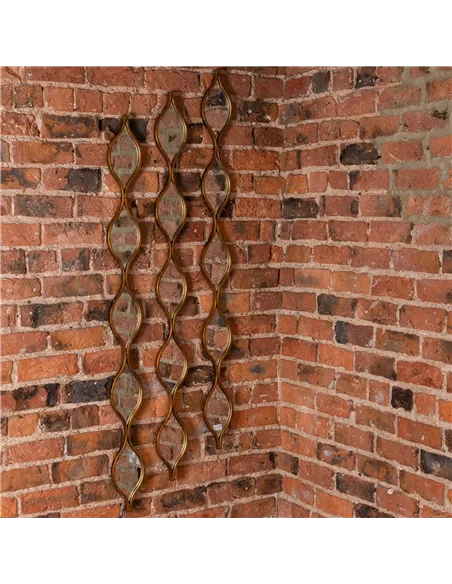 Hill Interiors Decorative Hanging Gold Mirror 18070