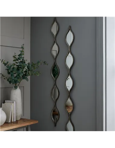 Hill Interiors Decorative Hanging Silver Mirror 18386