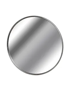 Hill Interiors Silver Foil Large Circular Metal Wall Mirror 18901