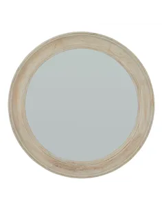 Hill Interiors Washed Wood Round Framed Mirror 23333