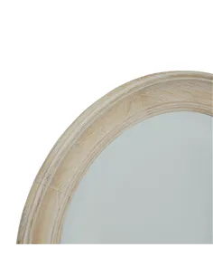 Hill Interiors Washed Wood Round Framed Mirror 23333 2