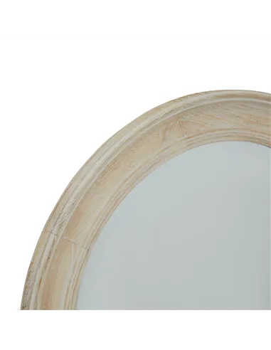 Hill Interiors Washed Wood Round Framed Mirror 23333