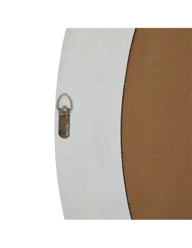 Hill Interiors Washed Wood Round Framed Large Mirror 23335