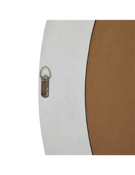 Hill Interiors Washed Wood Round Framed Large Mirror 23335