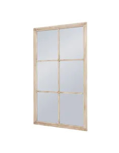 Hill Interiors Washed Wood Large Window Mirror 23337 2