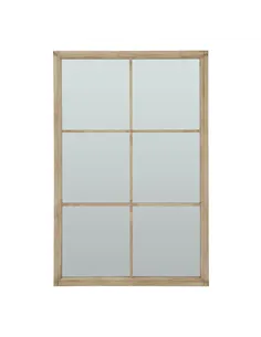 Hill Interiors Washed Wood XL Window Mirror 23607