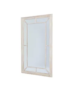 Hill Interiors Washed Wood Framed Window Mirror 23807 2