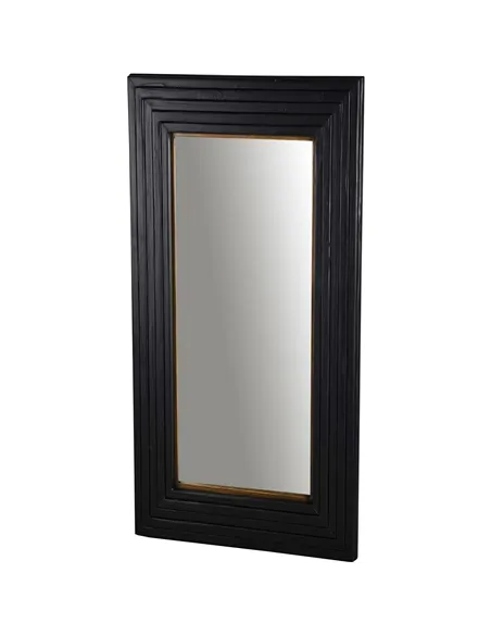 Hill Interiors Lennox Black Wall Mirror 23957