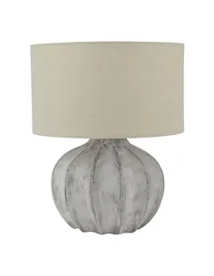 Hill Interiors Darcy Antique White Flute Lamp 23626