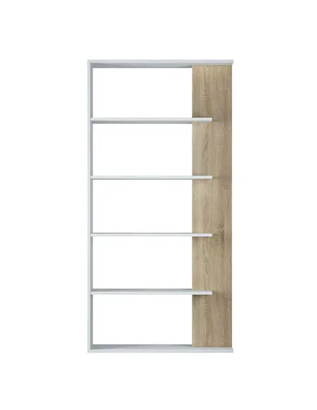 Adila White and Oak Effect Bookcase, 2934