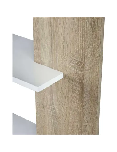 Adila White and Oak Effect Bookcase, 2934