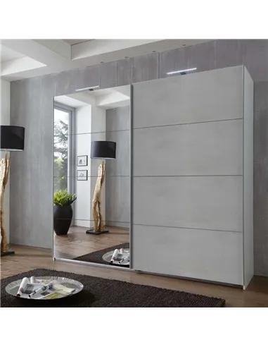 Alfor Grey Sliding Wardrobe, 2959