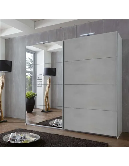Alfor Grey Sliding Wardrobe, 2959