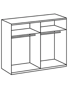 Alfor Grey Sliding Wardrobe, 2959 2