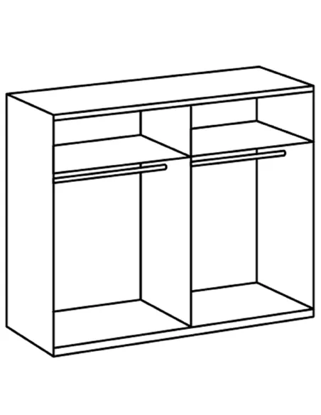 Alfor Grey Sliding Wardrobe, 2959