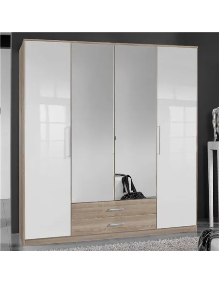 Anzo 4 Door 2 Drawer Wardrobe, 2968