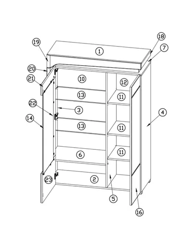 Athens Grey And White Gloss Low Wide Display Cabinet with LED Lights, 3166