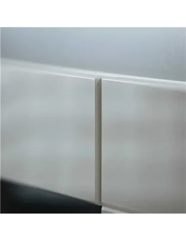 Athens Grey And White Gloss 2 Door & 4 Drawer Sideboard With Lights, 3170