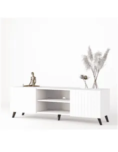 Atlantis Matte White Large TV Cabinet, 3198 2