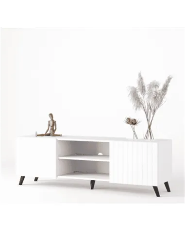 Atlantis Matte White Large TV Cabinet, 3198
